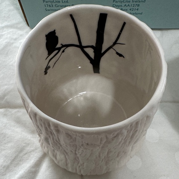 PartyLite White and Black Nature-Inspired votive Trio new in box - Picture 2 of 10